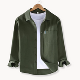 Shirt with flexible buttons