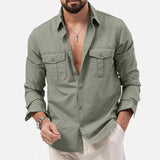 Cargo pocket shirt with thermal comfort