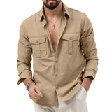 Cargo pocket shirt with thermal comfort
