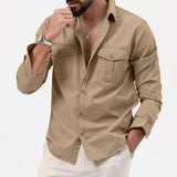 Cargo pocket shirt with thermal comfort