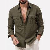 Cargo pocket shirt with thermal comfort