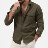 Cargo pocket shirt with thermal comfort