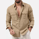 Cargo pocket shirt with thermal comfort