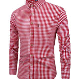 Flannel blend check shirt