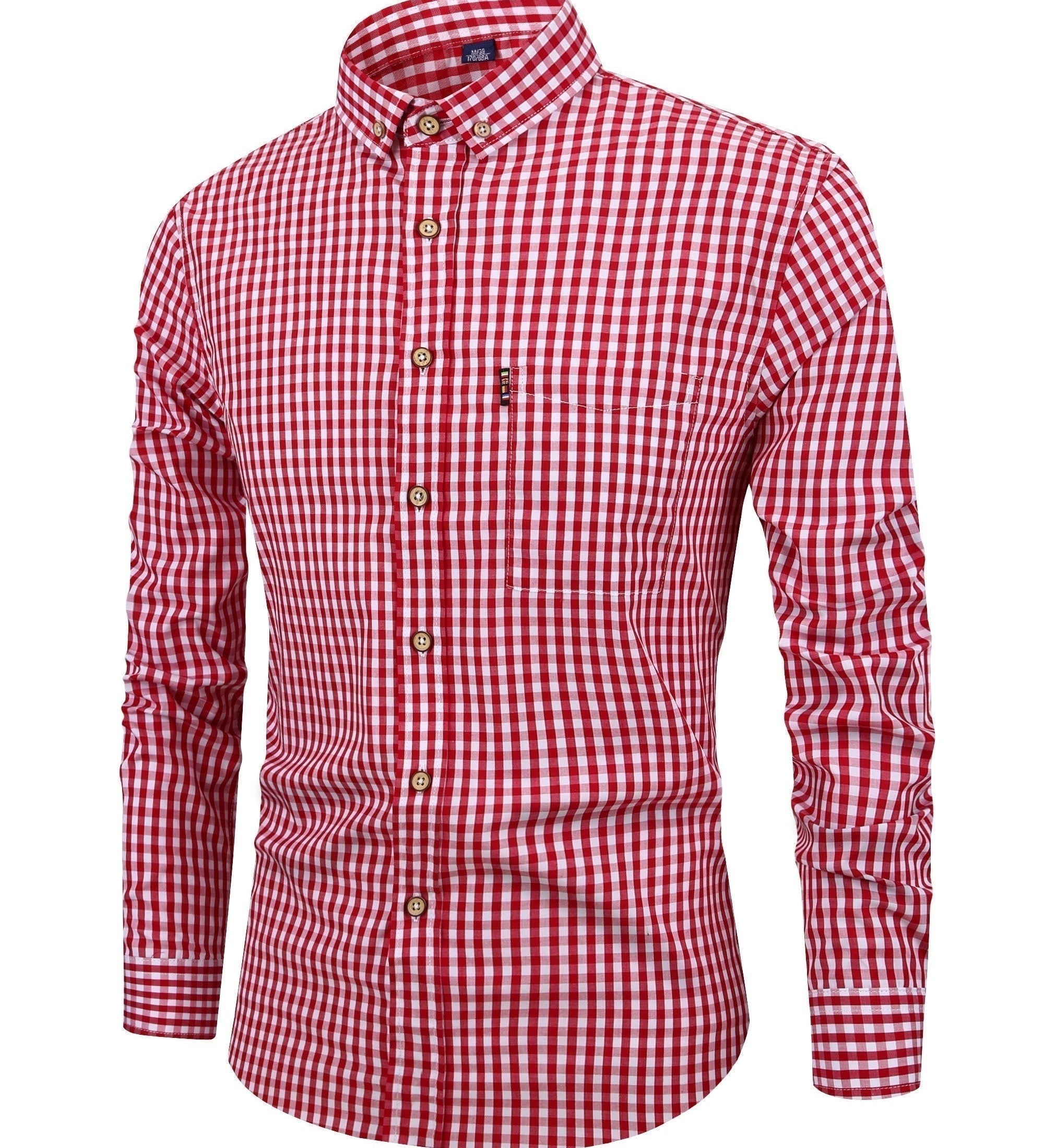 Flannel blend check shirt