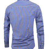 Flannel blend check shirt