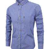 Flannel blend check shirt