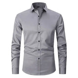 Wrinkle-free polyester blend shirt