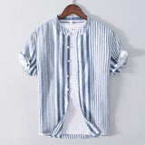 Breathable striped shirt