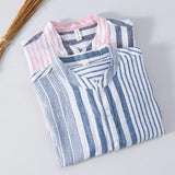 Breathable striped shirt