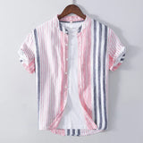 Breathable striped shirt