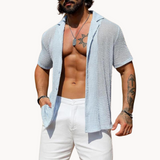Short-sleeved T-shirt - Relaxed mesh