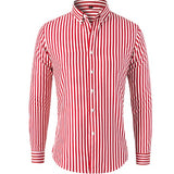 Striped Overshirt in Soft Fabric
