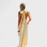 Satin Bow Dress - Martina