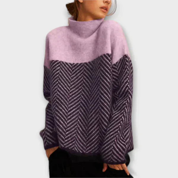 Marta, soft roll-neck jumper