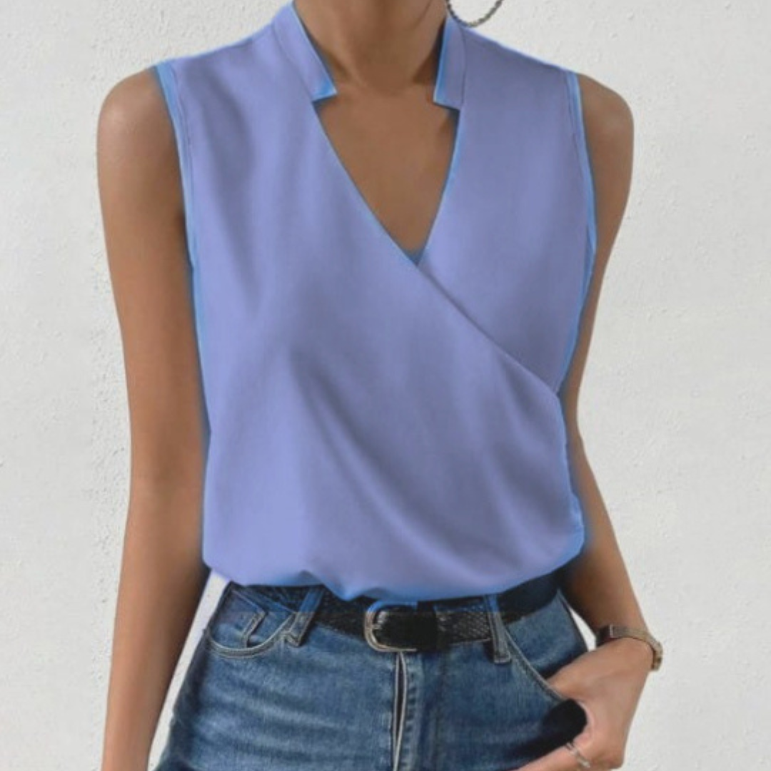 Salete - Soft V-neck top