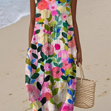 Elegantna cvjetna midi haljina Nerea™