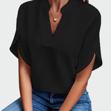 Draped pattern T-shirt