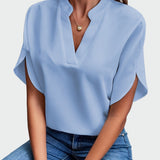 Draped pattern T-shirt