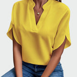 Draped pattern T-shirt