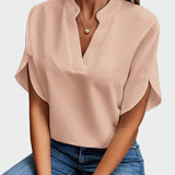 Draped pattern T-shirt