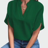 Draped pattern T-shirt