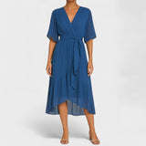 Elegant Ialina belted dress
