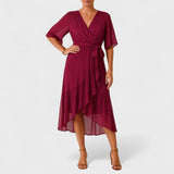 Elegant Ialina belted dress