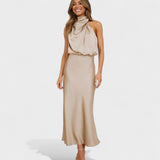 Satin dress Elegance