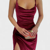 Gabriela - Velvet dress with a slit
