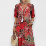 Midi dress for women - Lia