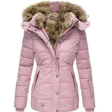 Sofia - Peach winter coat