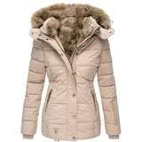 Sofia - Peach winter coat