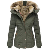 Sofia - Peach winter coat
