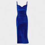 Gabriela - Velvet dress with a slit