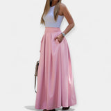 Stylized midi skirt
