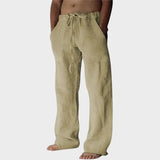 Casual trousers with velcro fastening Bruno