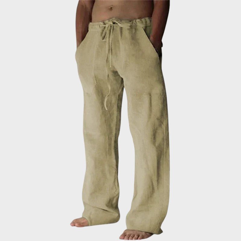 Casual trousers with velcro fastening Bruno