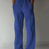 Casual trousers with velcro fastening Bruno
