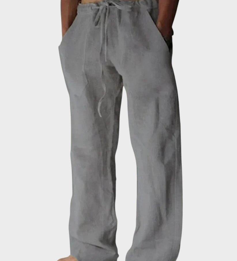 Casual trousers with velcro fastening Bruno