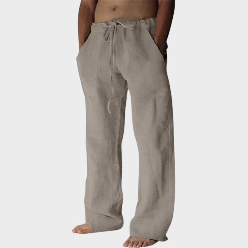 Casual trousers with velcro fastening Bruno