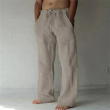 Casual trousers with velcro fastening Bruno