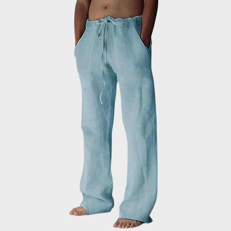 Casual trousers with velcro fastening Bruno