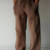 Casual trousers with velcro fastening Bruno