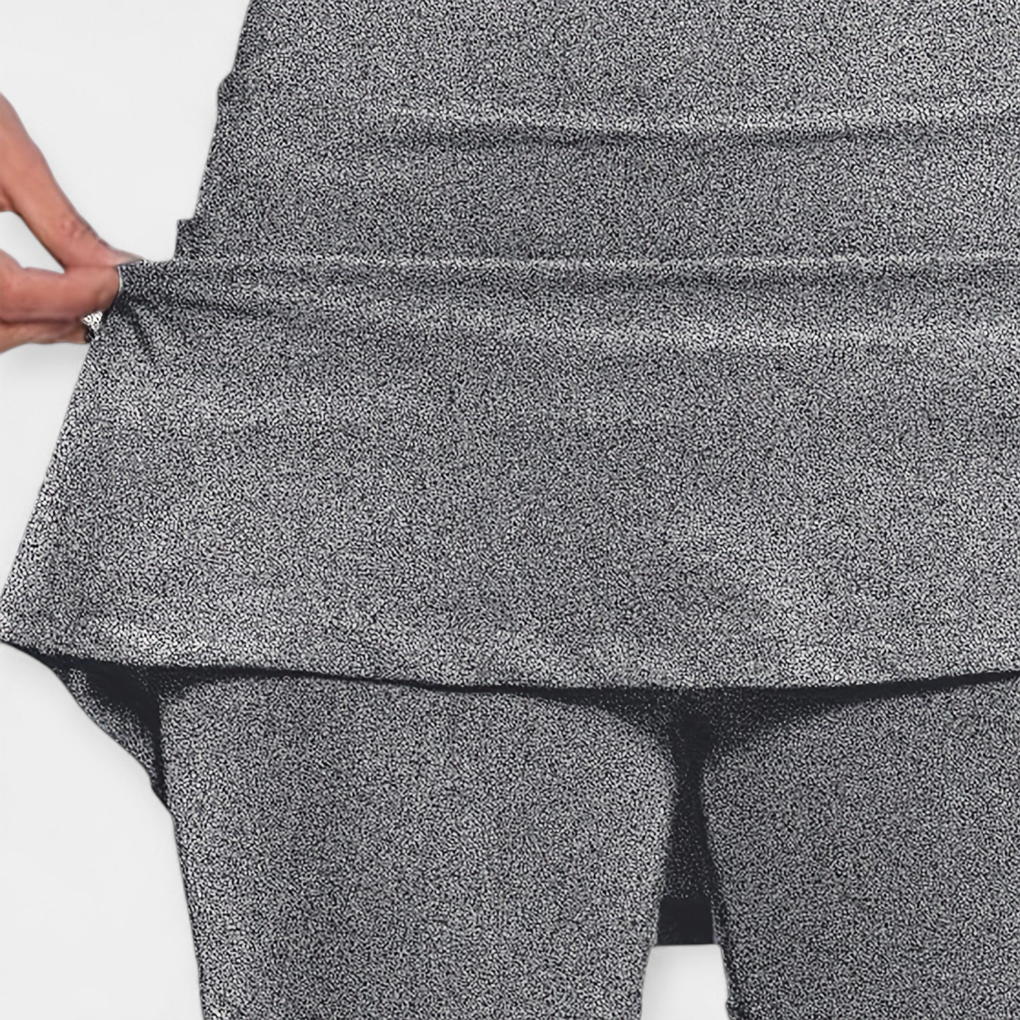 High-Waisted Skirted Pants