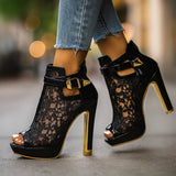 Liliana - Lace Sandals
