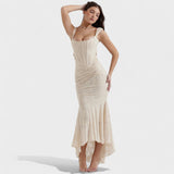 Francesca - Sculptural Cut Dress