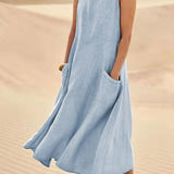 Manuela - Summer Dress Made from Light Fabric