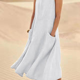 Manuela - Summer Dress Made from Light Fabric