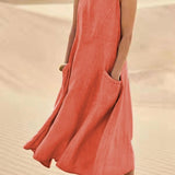 Manuela - Summer Dress Made from Light Fabric